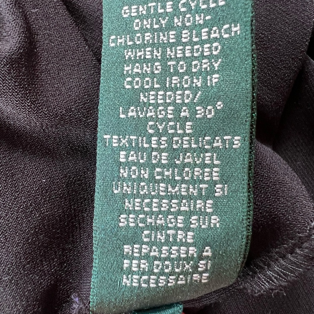 Size 12 Ralph Lauren Black Midi Dress - Picture 8 of 8